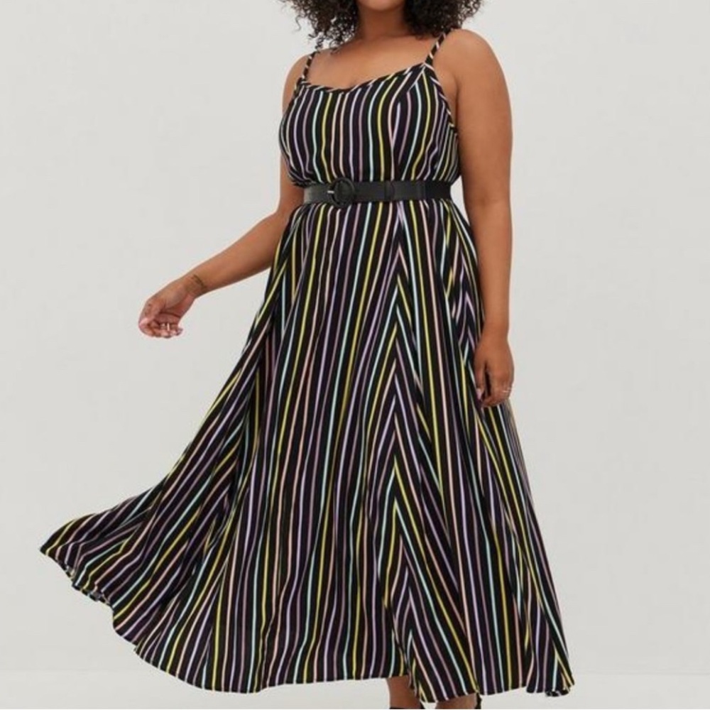 Torrid Spaghetti Strap Maxi Dress, Size 1